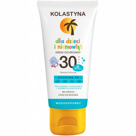 Kolastyna Sun Kids SPF 30, krem ochronny dla dzieci i niemowląt (75 ml) Kolastyna Sun Kids SPF 30, krem ochronny dla dzieci i niemowląt (75 ml) - zdjęcie produktu