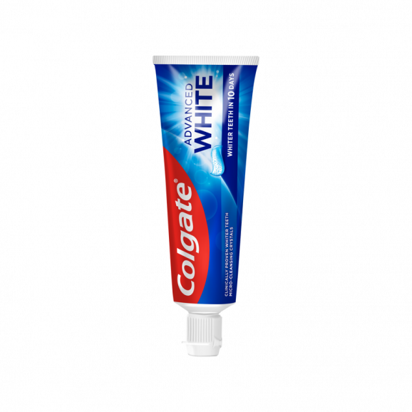 Colgate Advanced White – wybielająca pasta do zębów z fluorem (75 ml) - zdjęcie produktu