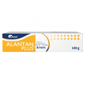 Alantan Plus (20 mg + 50 mg)/g, krem, 100 g - zdjęcie produktu