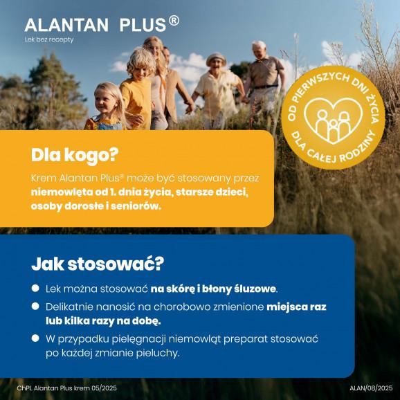 Alantan Plus (20 mg + 50 mg)/g, krem, 100 g - zdjęcie produktu