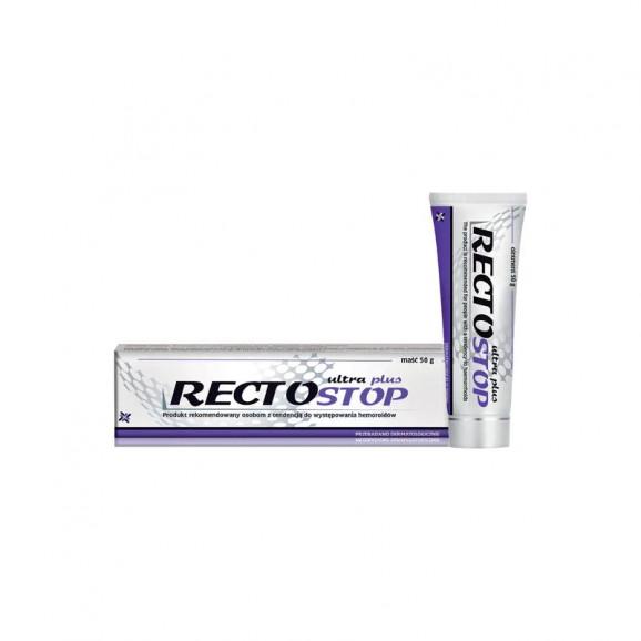 Rectostop Ultra Plus, maść na hemoroidy (50 g) Rectostop Ultra Plus, maść na hemoroidy (50 g) - zdjęcie produktu
