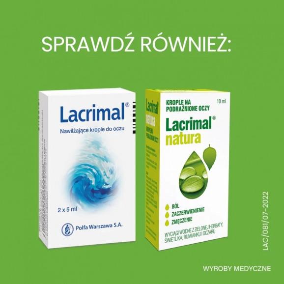 Lacrimal Natura Plus – krople do oczu nawilżające (10 ml) – wyrób medyczny - zdjęcie produktu