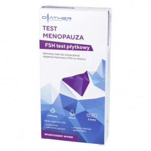 DIATHER Test Menopauza – domowy kasetkowy test FSH płytkowy (2 szt.) - zdjęcie produktu
