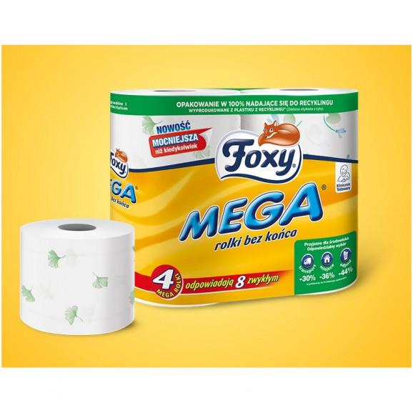 Foxy Mega Papier Toaletowy Rolki bez końca (4 rolki) - zdjęcie produktu