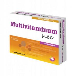 Multivitaminum HEC, tabletki – suplement diety (50 tabletek) - zdjęcie produktu