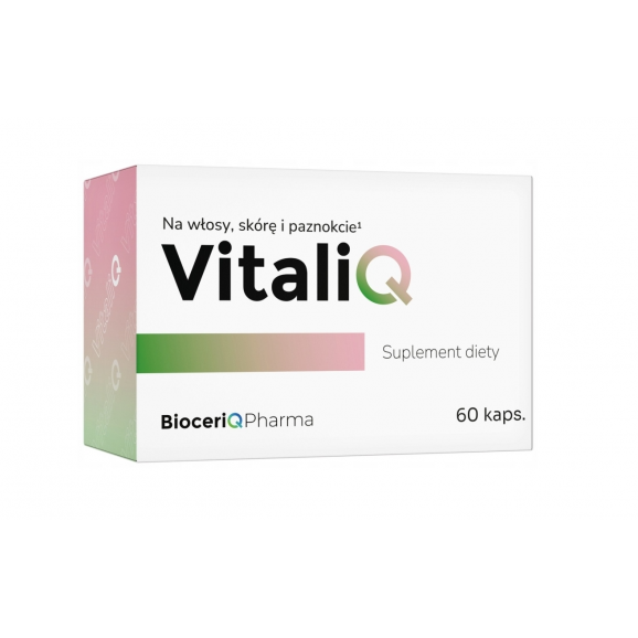 BioceriQ VITALIQ suplement włosy, skóra, paznokcie 60 kapsułek BioceriQ VITALIQ suplement włosy, skóra, paznokcie 60 kapsułek - zdjęcie produktu