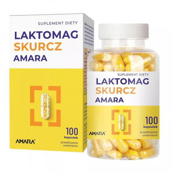 Laktomag Skurcz AMARA 100 kapsułek Laktomag Skurcz AMARA 100 kapsułek - zdjęcie produktu