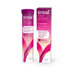 Urinal Fast Effect – suplement diety (20 tabletek musujących) - zdjęcie produktu