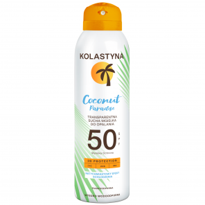 Kolastyna Coconut Paradise Transparentna sucha mgiełka ochronna SPF 50 (150 ml) - zdjęcie produktu