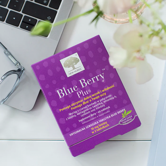 New Nordic Blue Berry Plus – suplement diety (60 tabletek) - zdjęcie produktu
