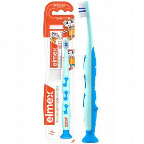 Elmex Szczoteczka do zębów dla dzieci 0-3 lat miękka (1 szt. + mini pasta 12 ml) - zdjęcie produktu