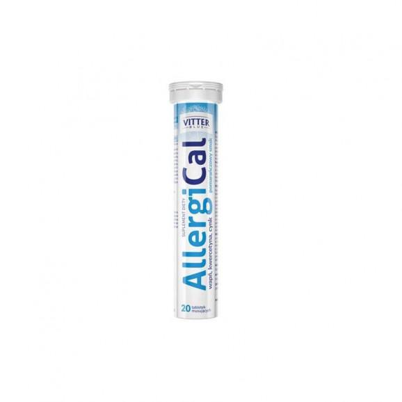 AllergiCal Vitter Blue, 20 tabletek musujących AllergiCal Vitter Blue, 20 tabletek musujących - zdjęcie produktu