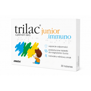 Trilac Junior Immuno – suplement diety (30 tabletek) - zdjęcie produktu
