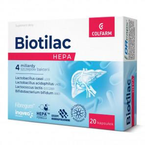 Biotilac Hepa – suplement diety (20 kapsułek) - zdjęcie produktu