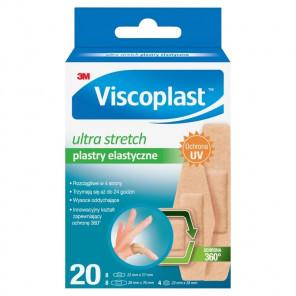 Plastry elastyczne Viscoplast Ultra Stretch, 3 rozmiary, 20 sztuk - zdjęcie produktu