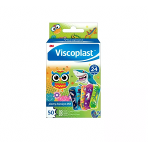 Viscoplast, plastry dziecięce mix, 50 sztuk - zdjęcie produktu
