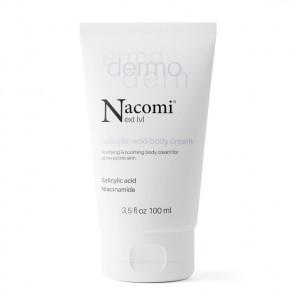 Nacomi Next Level Dermo Salicylid Acid Body Cream – oczyszczająco-łagodzący krem do ciała z kwasem salicylowym i niacynami - zdjęcie produktu