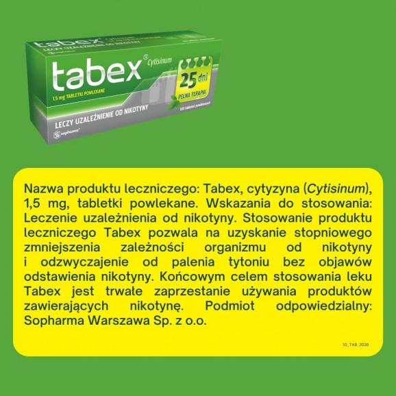 Tabex 1,5 mg, tabletki powlekane (100 tabletek) - zdjęcie produktu