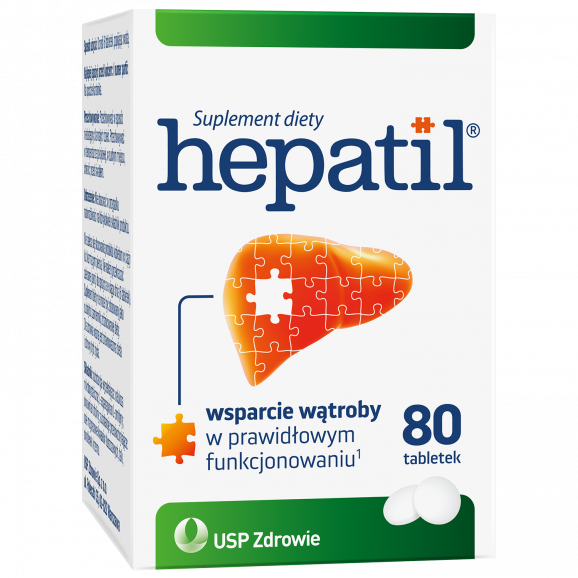 Hepatil – suplement diety (80 tabletek) - zdjęcie produktu