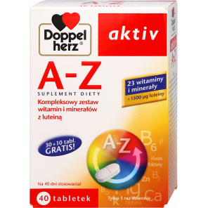 Doppelherz aktiv A-Z Retard – suplement diety (40 tabletek) - zdjęcie produktu