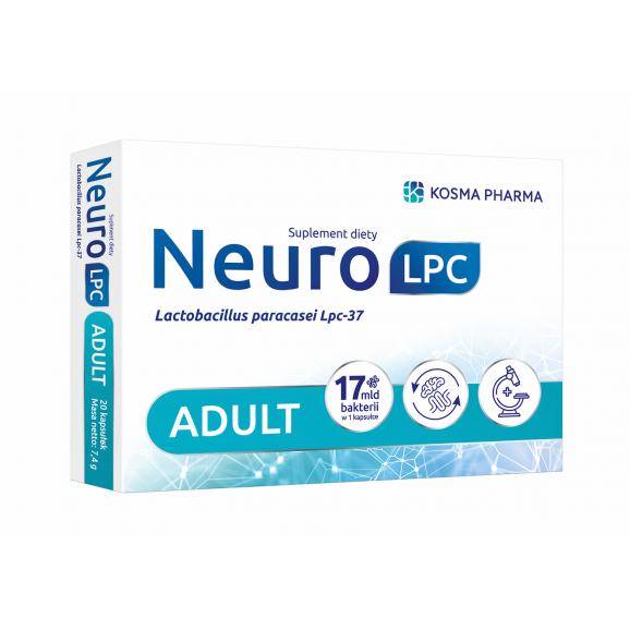 NeuroLPC Adult, 20 kapsułek – suplement diety NeuroLPC Adult, 20 kapsułek – suplement diety - zdjęcie produktu
