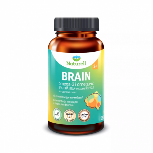 Naturell Brain, 120 kapsułek – suplement diety (120 kapsułek) Naturell Brain, 120 kapsułek – suplement diety (120 kapsułek) - zdjęcie produktu