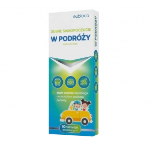 W podróży, 10 tabletek powlekanych – suplement diety - zdjęcie produktu