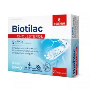 Biotilac Cholesterol – suplement diety (20 kapsułek) - zdjęcie produktu