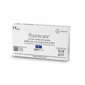 FLUORECARE TEST SARS-CoV-2 & Grypa A/B & RSV Antygen Combo (1 sztuka) - zdjęcie produktu