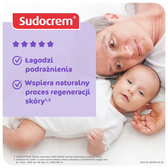 Sudocrem Expert, krem barierowy przy zapaleniach skóry i odparzeniach (250 g) - zdjęcie produktu