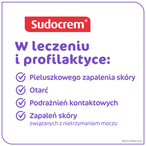 Sudocrem Expert, krem barierowy przy zapaleniach skóry i odparzeniach (250 g) - zdjęcie produktu