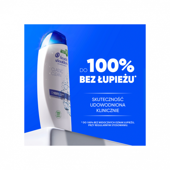 Head & Shoulders Classic Clean 72H – szampon przeciwłupieżowy (400 ml) - zdjęcie produktu