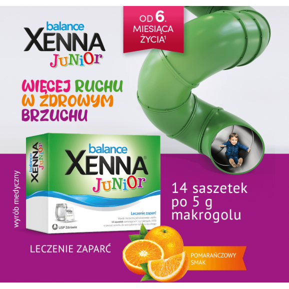 Xenna Balance Junior – wyrób medyczny (14 saszetek) - zdjęcie produktu