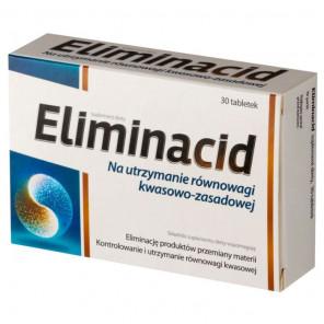 Eliminacid – suplement diety na utrzymanie równowagi kwasowo-zasadowej (30 tabletek) - zdjęcie produktu