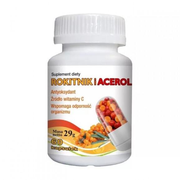 Gorvita Rokitnik i Acerola – suplement diety (60 kapsułek) Gorvita Rokitnik i Acerola – suplement diety (60 kapsułek) - zdjęcie produktu