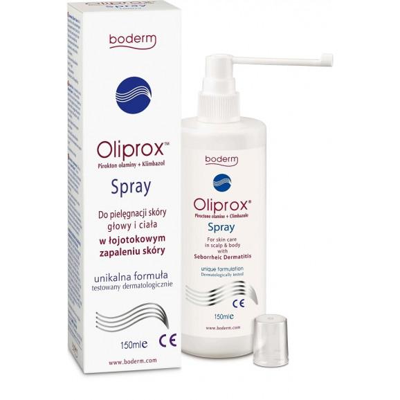Oliprox Spray – łagodzenie objawów łojotokowego zapalenia skóry (150 ml) - zdjęcie produktu