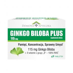 Domowa Apteczka Ginkgo Biloba Plus (48 tabletek) - zdjęcie produktu