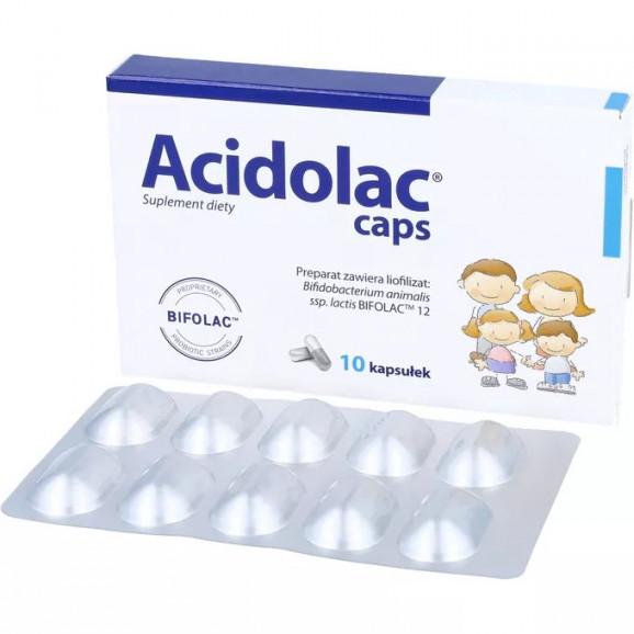 [31.07.2026] Acidolac caps – suplement diety (10 kapsułek) - zdjęcie produktu