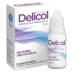 [31.07.2026] Delicol, krople na kolkę niemowlęcą – żywność specjalnego przeznaczenia medycznego (15 ml) - zdjęcie produktu