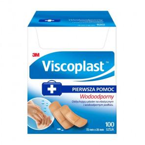 Viscoplast, wodoodporne plastry z mikroperforacją, 72 mm x 25 mm, 100 sztuk – wyrób medyczny - zdjęcie produktu