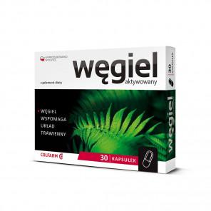 Colfarm Węgiel Aktywny – suplement diety (30 kapsułek) - zdjęcie produktu