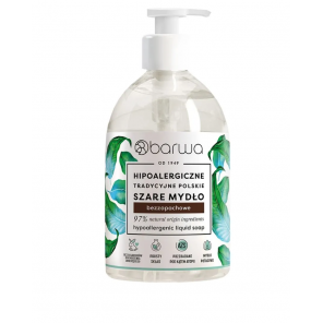 Barwa Hipoalergiczne Szare Mydło w płynie, 500 ml - zdjęcie produktu