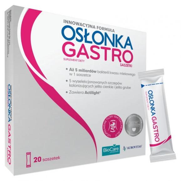 Osłonka Gastro – suplement diety (20 saszetek) - zdjęcie produktu