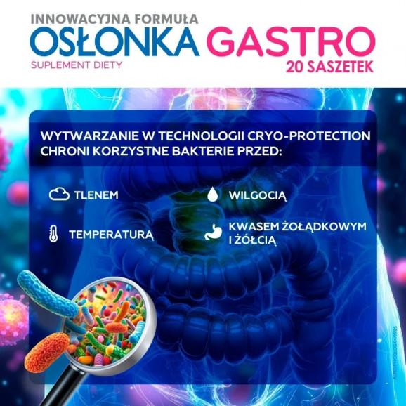 Osłonka Gastro – suplement diety (20 saszetek) - zdjęcie produktu