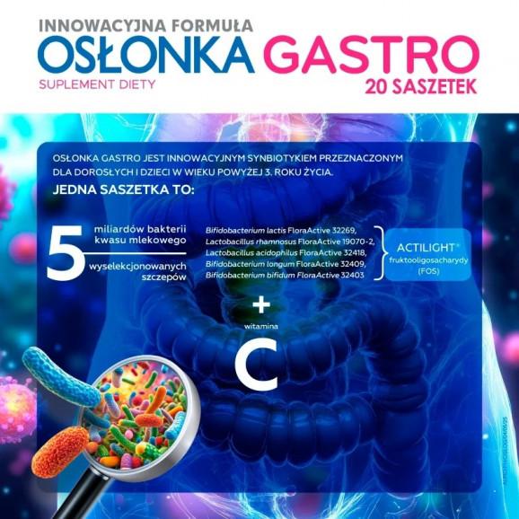 Osłonka Gastro – suplement diety (20 saszetek) - zdjęcie produktu