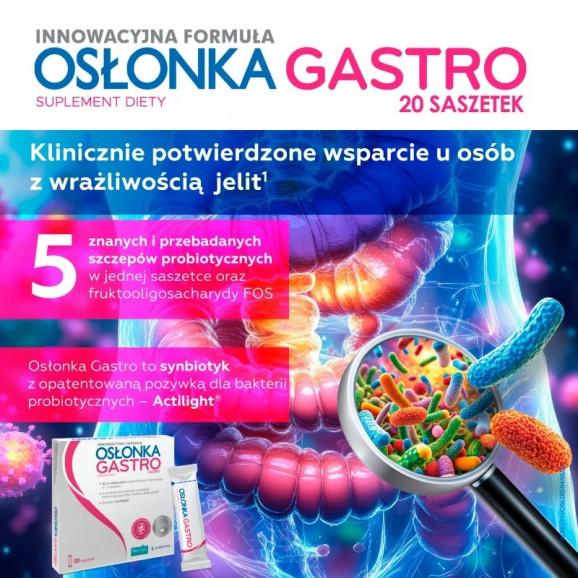 Osłonka Gastro – suplement diety (20 saszetek) - zdjęcie produktu