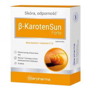 Beta-KarotenSun Forte – suplement diety (30 tabletek) - zdjęcie produktu