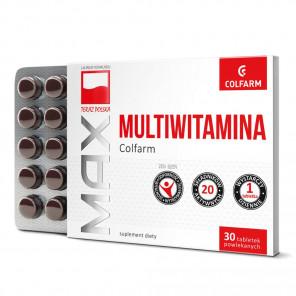 Max Multiwitamina Colfarm – suplement diety (30 tabletek powlekanych) - zdjęcie produktu