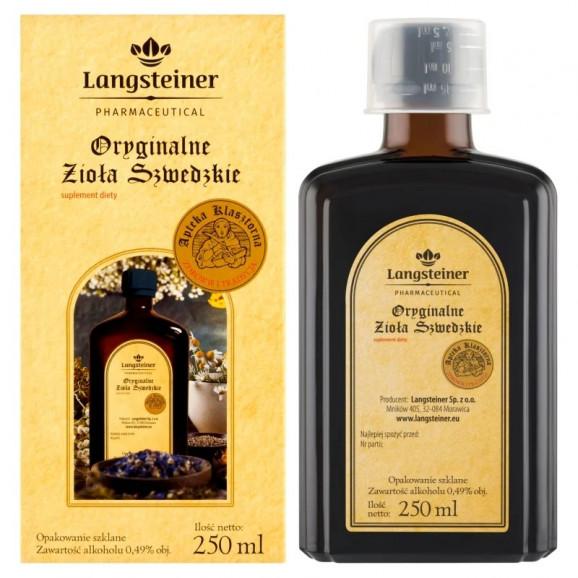 Bitter Oryginalne Zioła Szwedzkie – suplement diety, płyn doustny (250 ml) - zdjęcie produktu