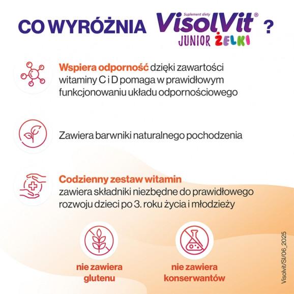 VisolVit Junior, żelki – suplement diety (50 szt.) - zdjęcie produktu